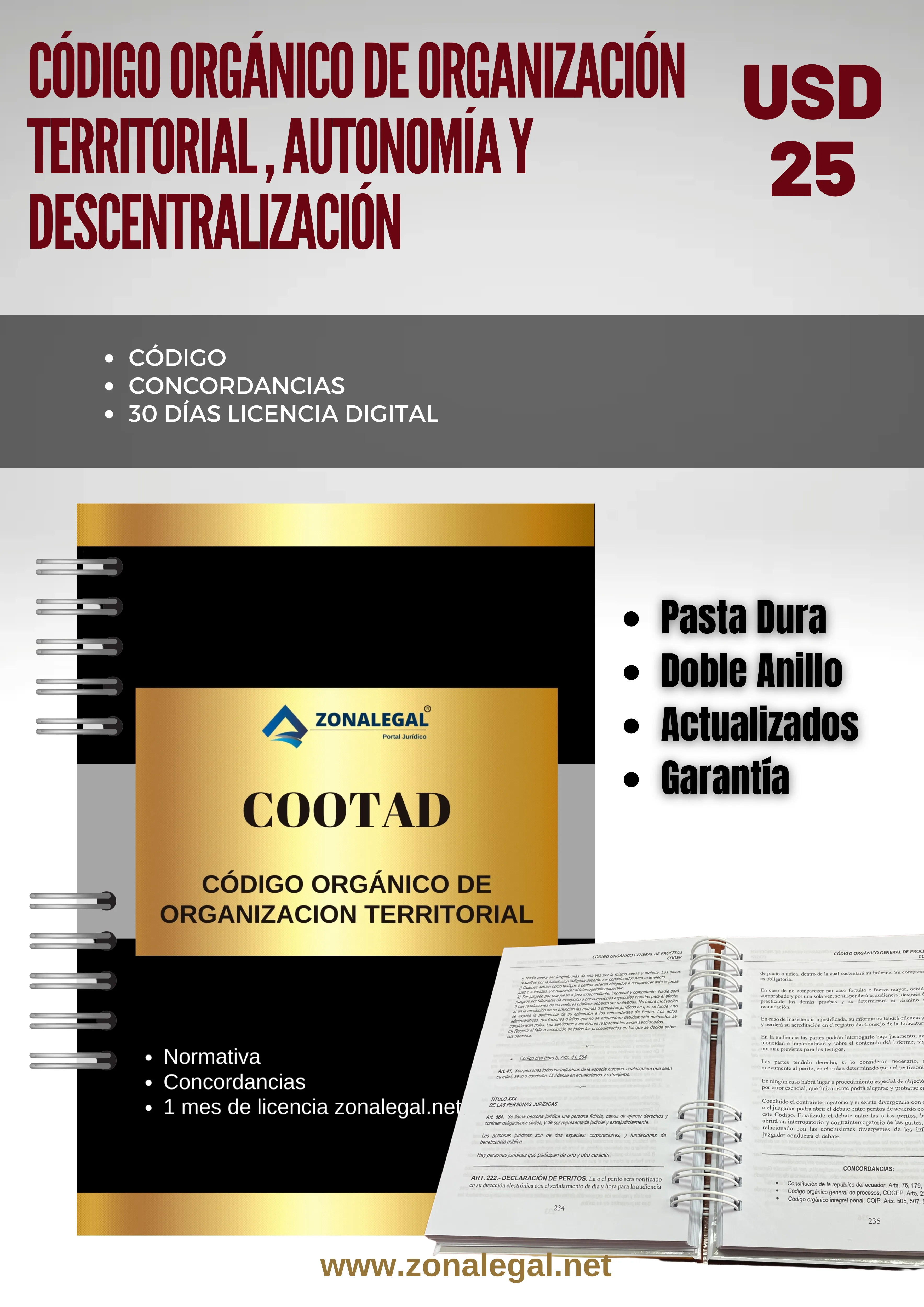 CÓDIGO ORGÁNICO DE ORGANIZACIÓN TERRITORIAL, AUTONOMÍA Y DESCENTRALIZACIÓN
